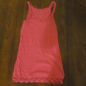 Lace Lined Pink Camisole